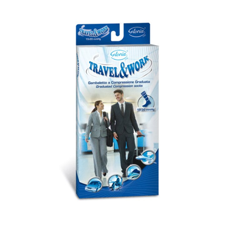 Travel&Work Gambaletto Gloria&reg; Colore Nero Taglia 3