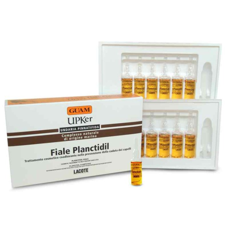 Upker Fiale Planctidil Per Capelli Guam 12 Fiale Da 7ml