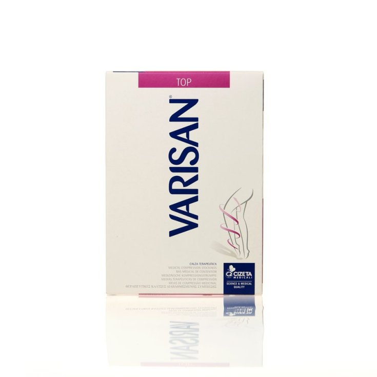 Varisan&reg; Top K1 Collant Cotone Corto Punta Aperta Colore Beige Taglia 3 Cizeta