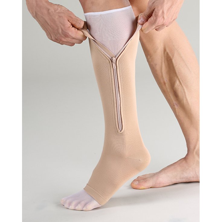 Varisan&reg; Top Ulcer-Kit Gambaletto C3 Punta Aperta Normale Sinistro Taglia 5 Cizeta