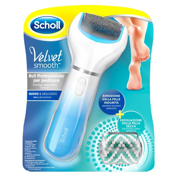 Velvet Smooth Roll Professionale Rimozione + Esfoliazione Scholl