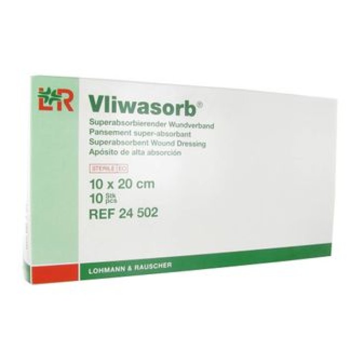 Vliwasorb&reg; Medicazione Superassorbente 10x20cm Lohmann & Rauscher 10 Pezzi