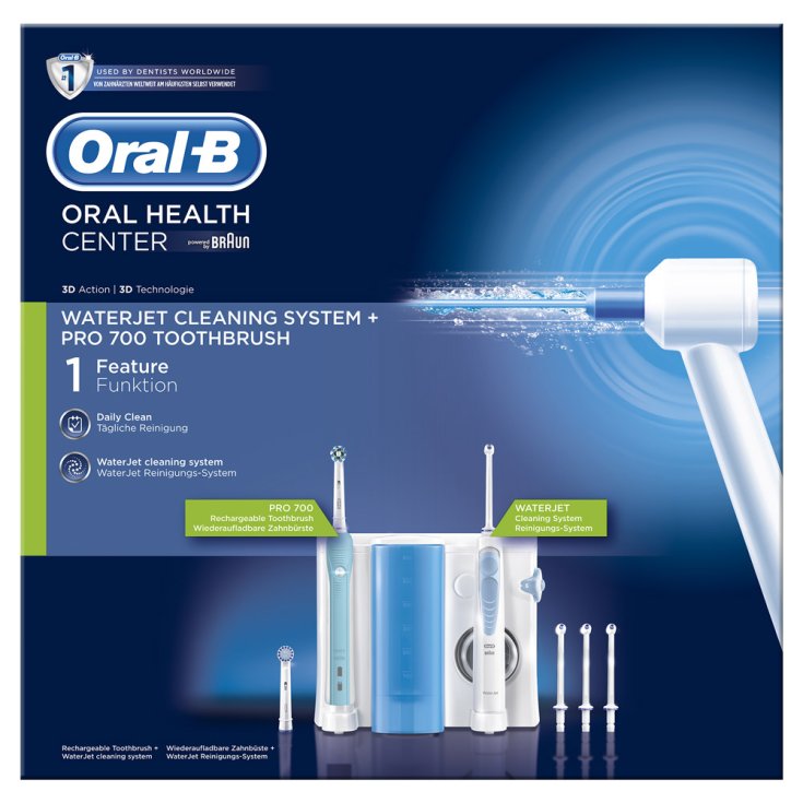 Oral-B&reg; Waterjet Idropulsore + Spazzolino Elettrico Ricaricabile PRO 700