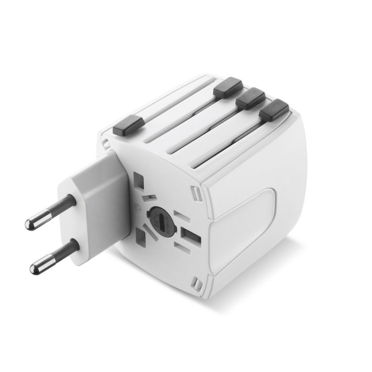 World Travel Adapter Universal Cellularline 1 Adattatore Da Viaggio