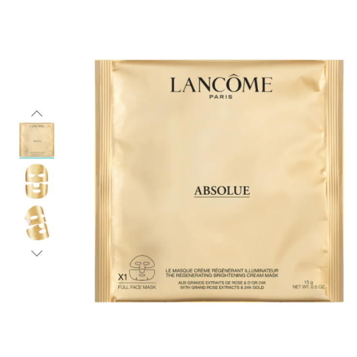 Absolue Maschera Oro In Tessuto LANCOME Paris 1 Pezzo