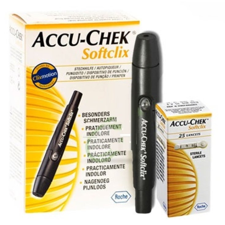 Accu-Chek&reg; Softclix Pungidito + Lancette Roche