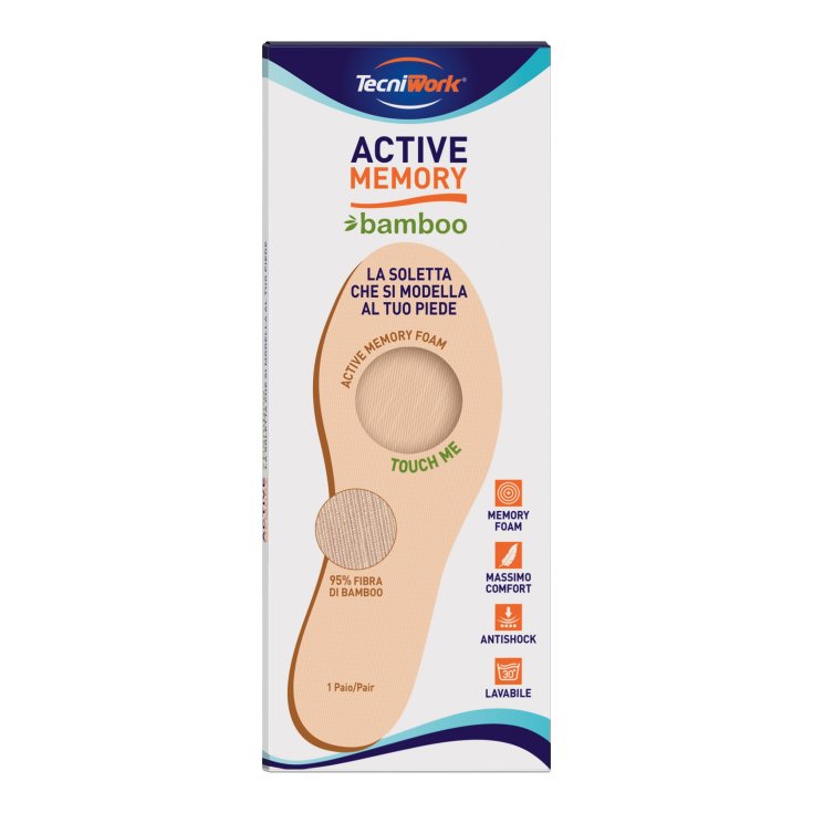 Active Memory Soletta Bamboo Tecniwork&reg; 1 Paio Misura 43
