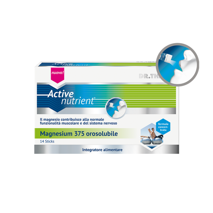 Active Nutrient&reg; Magnesium 375 Orosolubile Dr. Theiss 14 Sticks