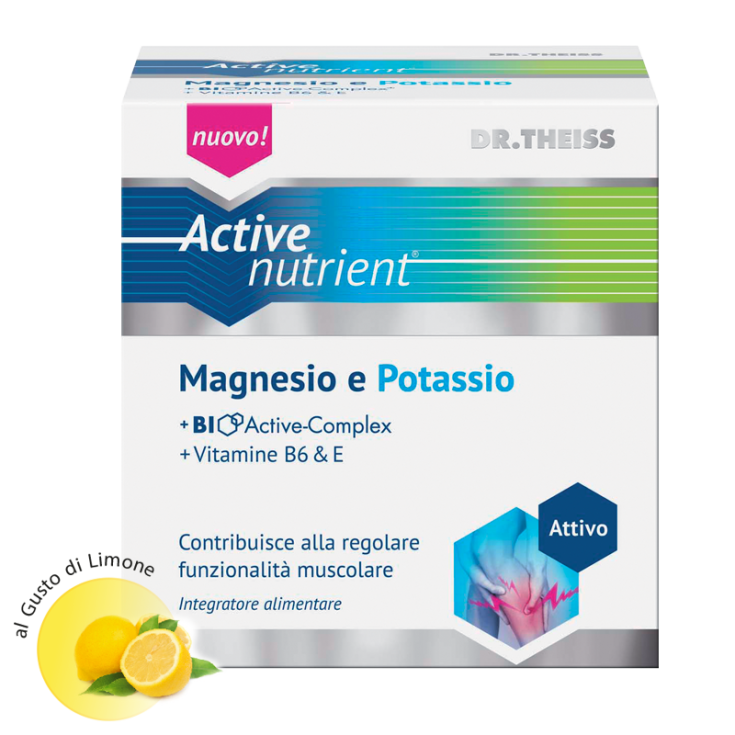 Active Nutrient Magnesio E Potassio Dr. Theiss 20 Bustine Active Nutrient Magnesio E Potassio Dr. Theiss 20 Bustine