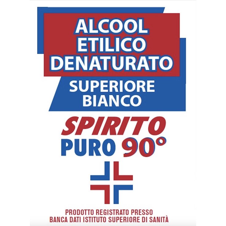 Alcool Etilico Denaturato Spirito Puro 90&deg; 1lt