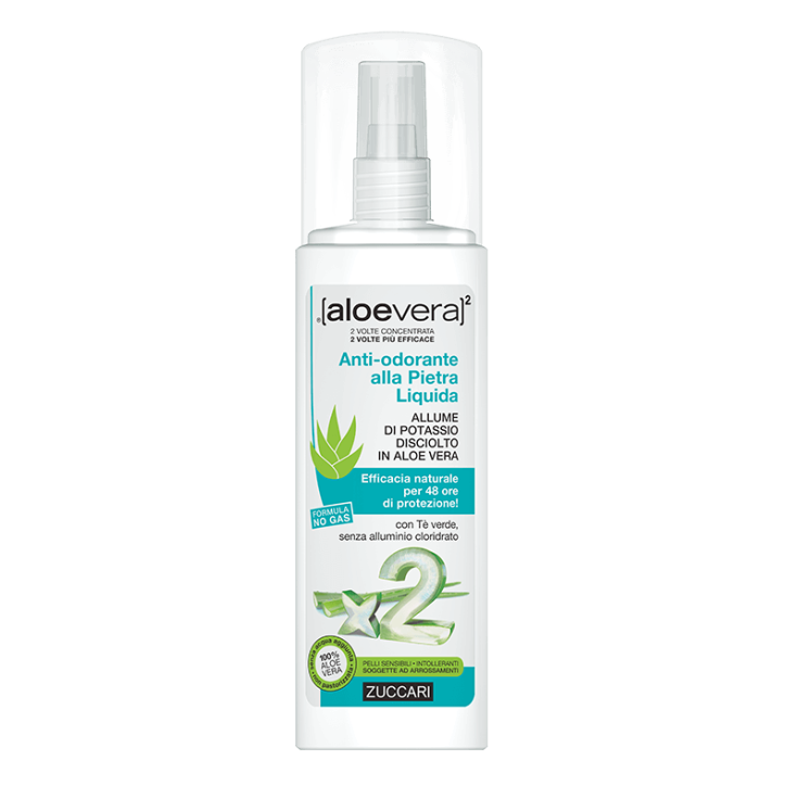 AloeVera2 Anti-Odorante Alla Pietra Liquida 48h Zuccari 100ml