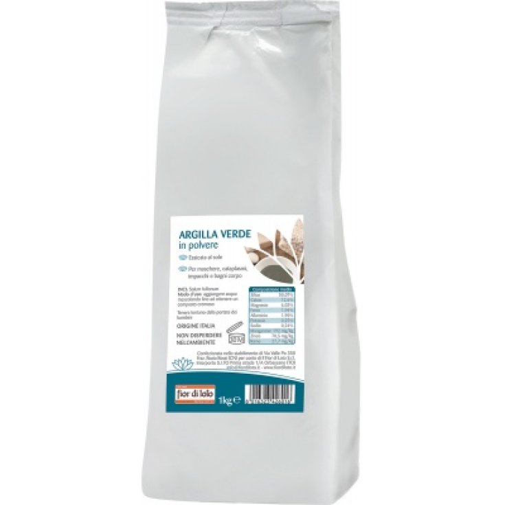 Argilla Verde In Polvere Fior Di Loto 1kg