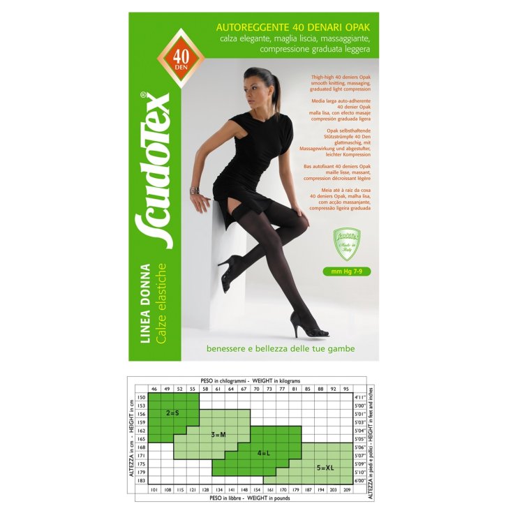Autoreggenti 40 Scudotex Daino Taglia 3