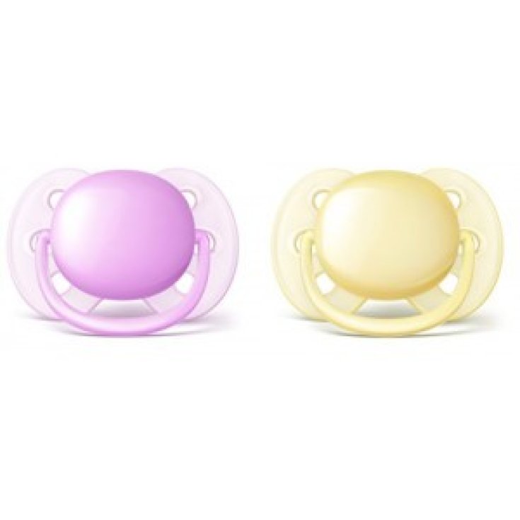 Avent Ultra Soft Philips 2 Succhietti Per Bambine