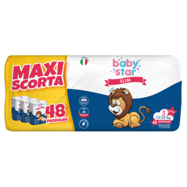 BabyStar Slim Taglia 5 Maxiscorta 48 Pannolini
