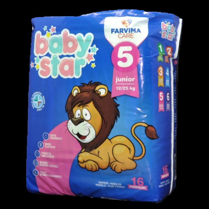 Babystar Taglia 5 Farvima Care 48 Pezzi