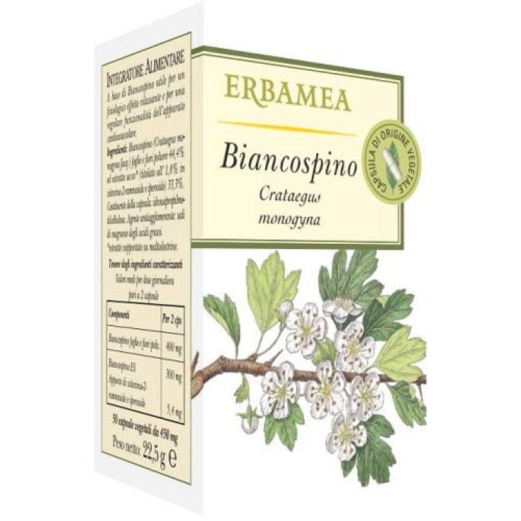 Biancospino Erbamea 50 Capsule Vegetali