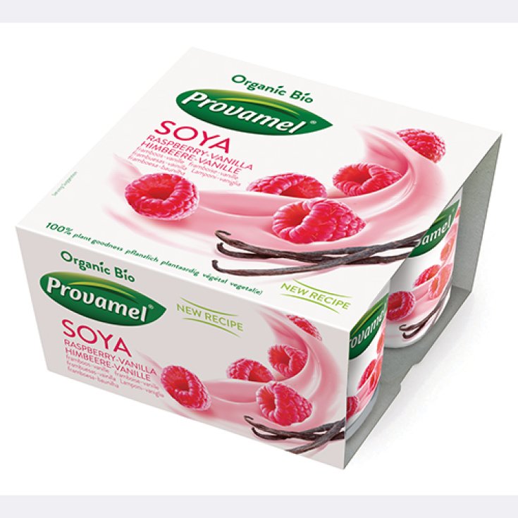 Provamel Yofu Lampone E Vaniglia Biologico 4x125g