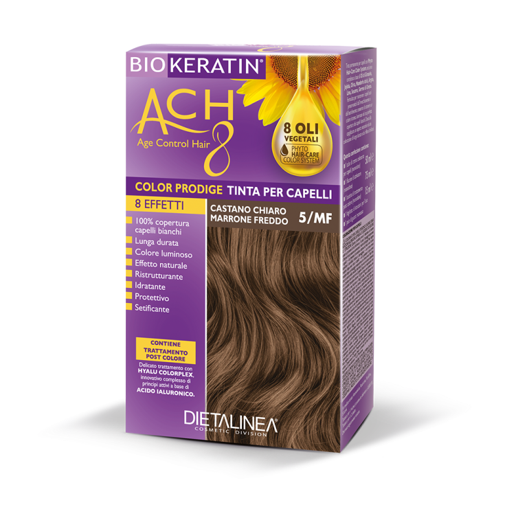 Biokeratin ACH8 Color Prodige Dietalinea 5/MF Castano Chiaro Marrone Freddo