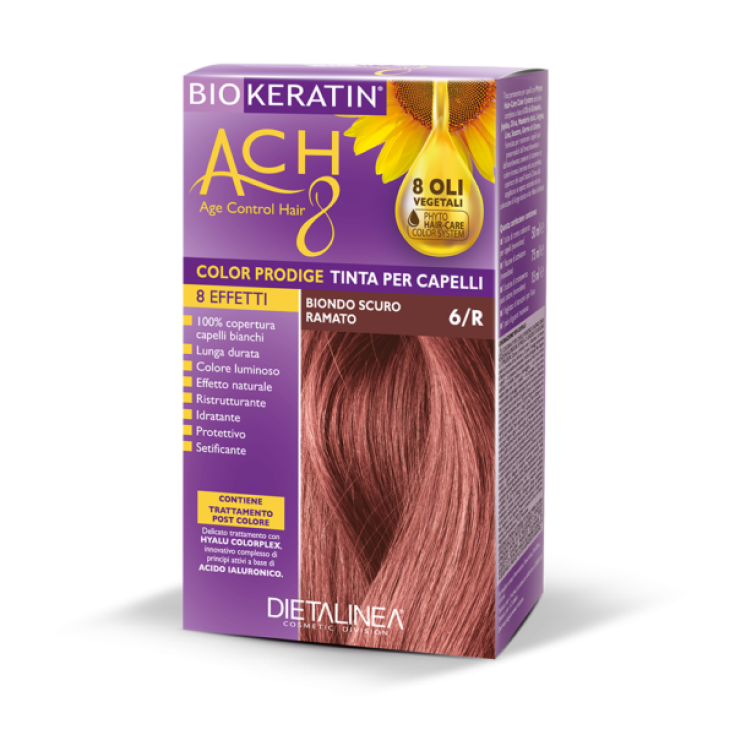 Biokeratin ACH8 Color Prodige Dietalinea 6/R Biondo Scuro Ramato