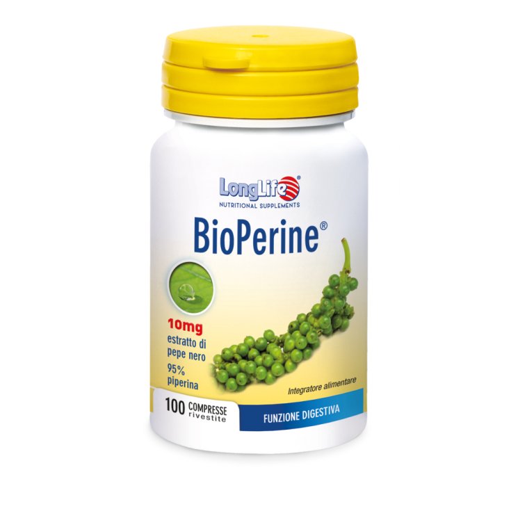 BioPerine&reg; 10mg LongLife 100 Compresse Rivestite