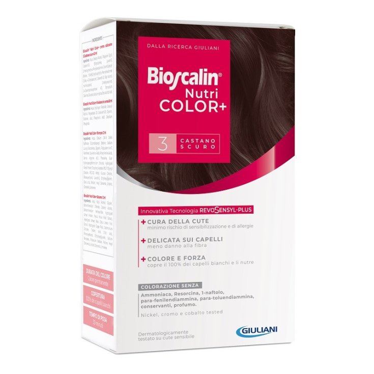 Bioscalin&reg; NutriColor+ 3 Castano Scuro Giuliani 1 Kit