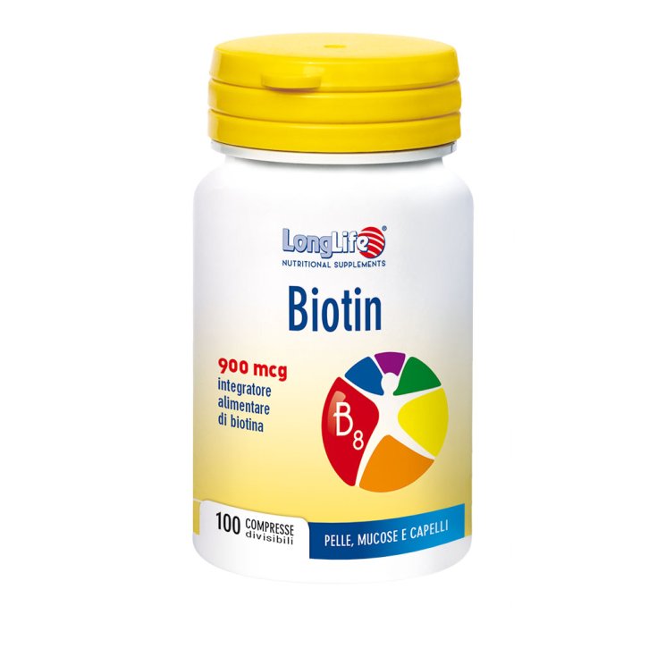 Biotin 900mcg LongLife 100 Compresse Divisibili