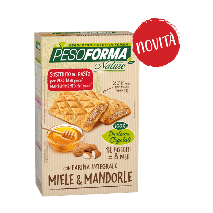 Biscotto Miele Mandorle Con Farina Integrale PesoForma Nature 8 Pasti Biscotto Miele Mandorle Con Farina Integrale PesoForma Nature 8 Pasti