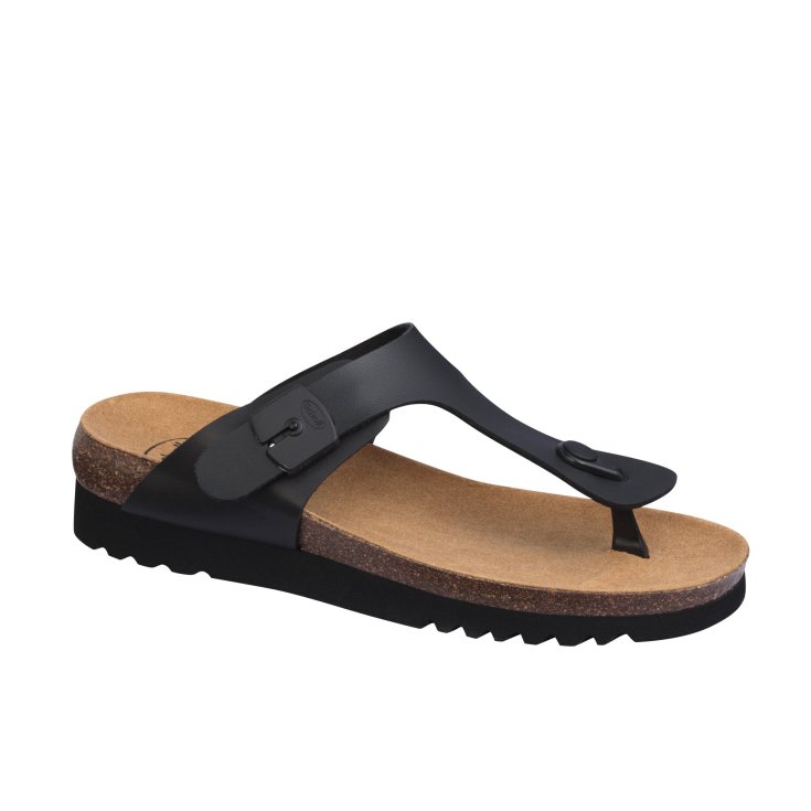 Boa Vista Up Scholl&reg; Infradito Donna Bioprint&reg; Nero Misura 38