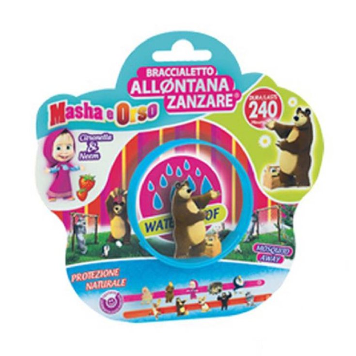 Braccialetto Allontana Zanzare Masha e Orso