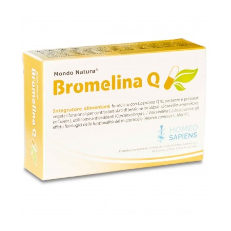 Bromelina Q Homeo Sapiens 30 Compresse