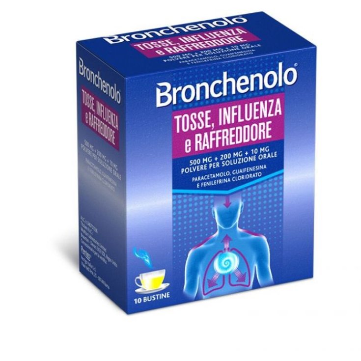 Bronchenolo Tosse Influenza e Raffreddore 10 Bustine