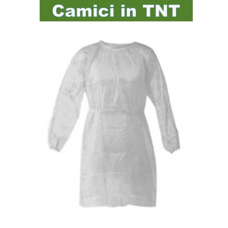 Camice Monouso in TNT Cura Farma Bianco