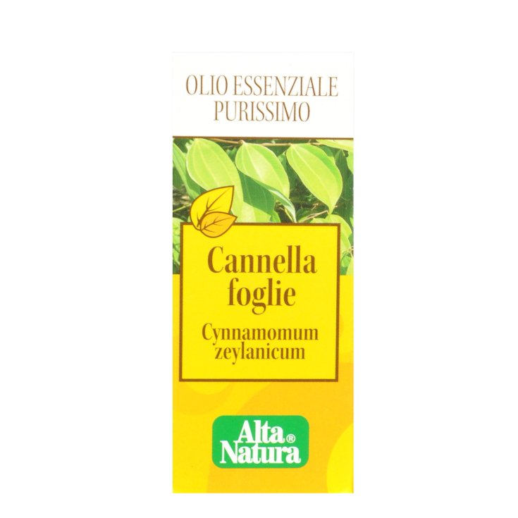 Cannella Foglie Olio Essenziale Purissimo Alta Natura 10ml