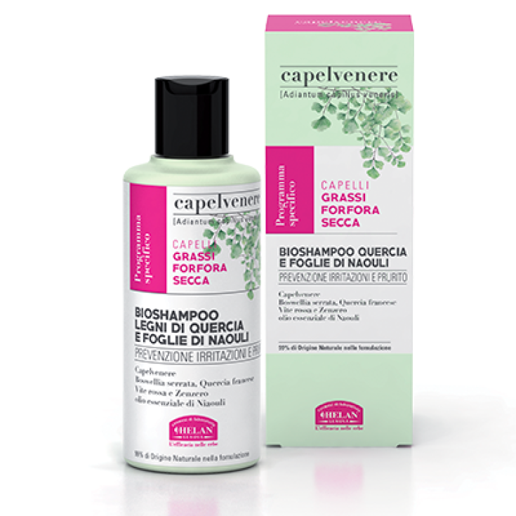 Capelvenere Bioshampoo Legni Di Quercia E Foglie Di Naouli Helan 200ml