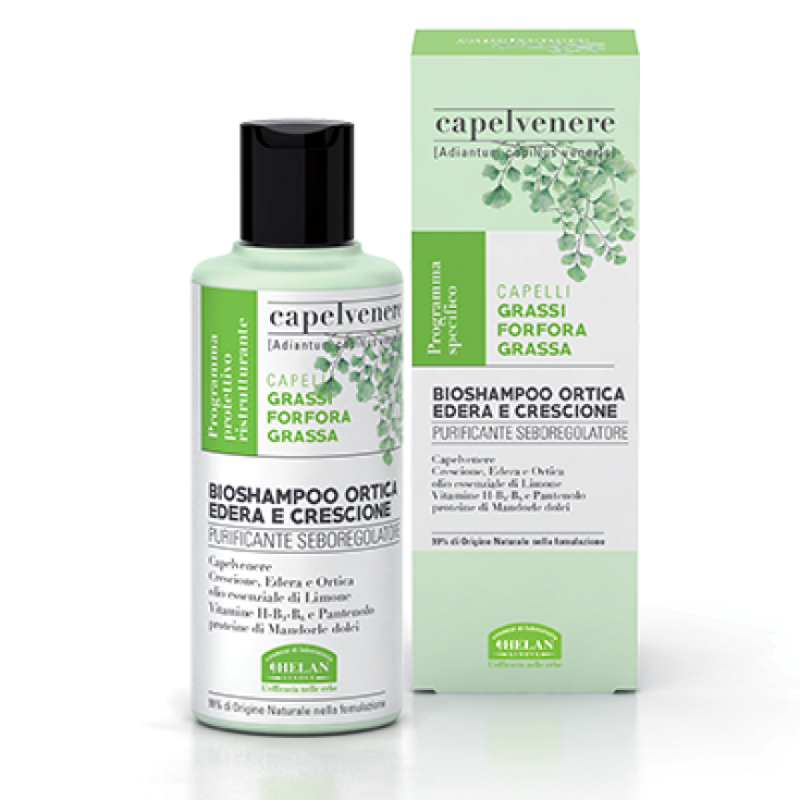 Capelvenere Bioshampoo Ortica Edera E Crescione Helan 200ml