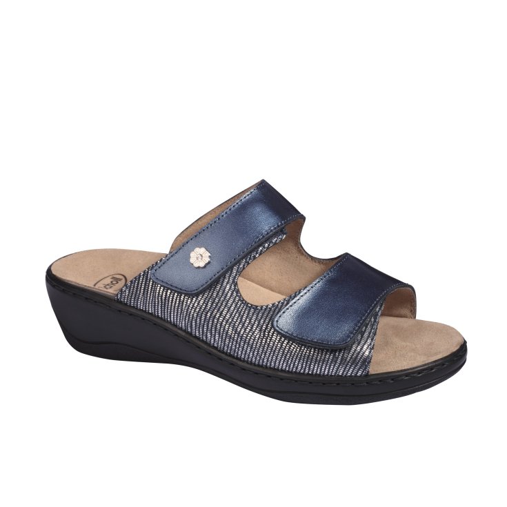 Carla Scholl&reg; Ciabatta Donna Memory Cushion&reg; Blu Misura 39