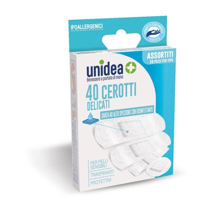 CEROTTI DELICATI unidea Assortiti 40 Cerotti