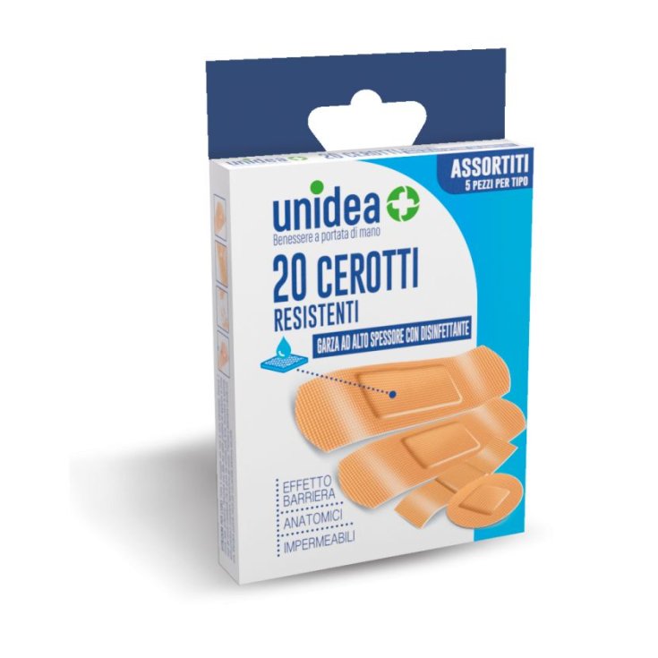 CEROTTI RESISTENTI unidea Formato Assortito 20 Cerotti