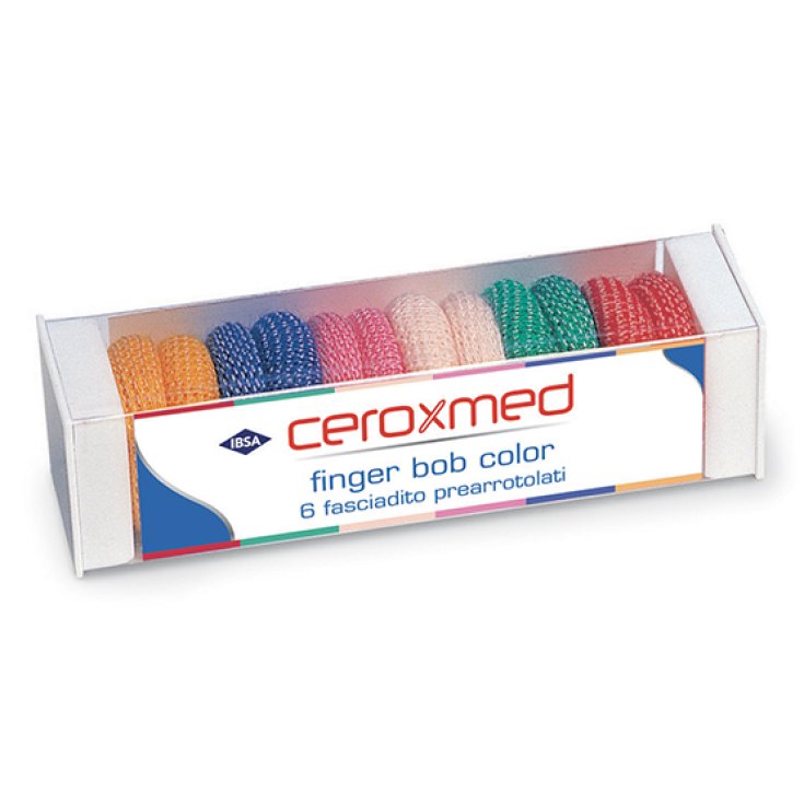 Ceroxmed Finger Bob IBSA 6 Fasciadito Arrotolati Colorati