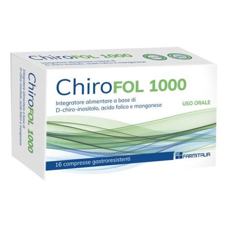 ChiroFOL 1000 Farmitalia 16 Compresse Gastriresistenti ChiroFOL 1000 Farmitalia 16 Compresse Gastriresistenti