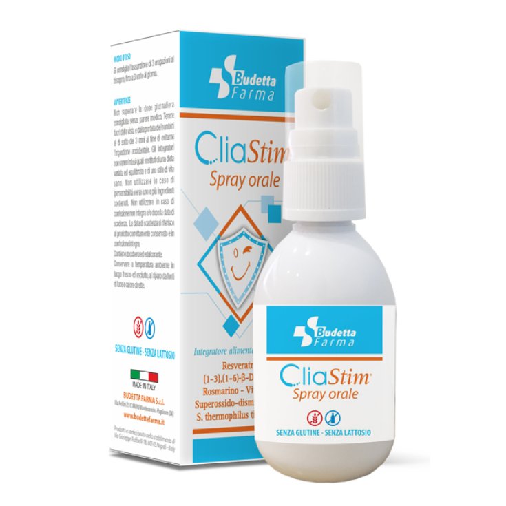 Spray Orale&nbsp;Resveratrolo e Vitamina C Clia Stim 20ml