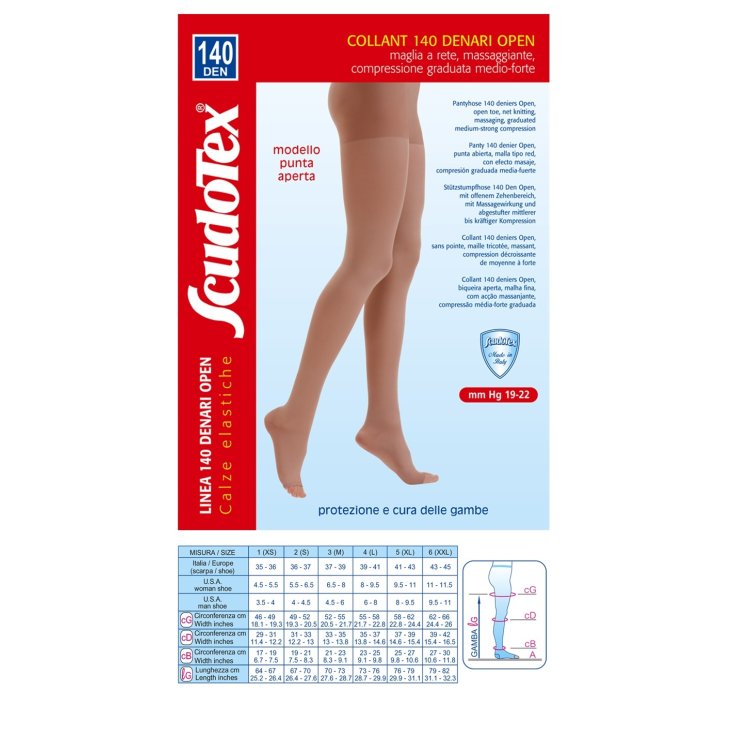 Collant 140 Open ScudoTex Daino Taglia 5