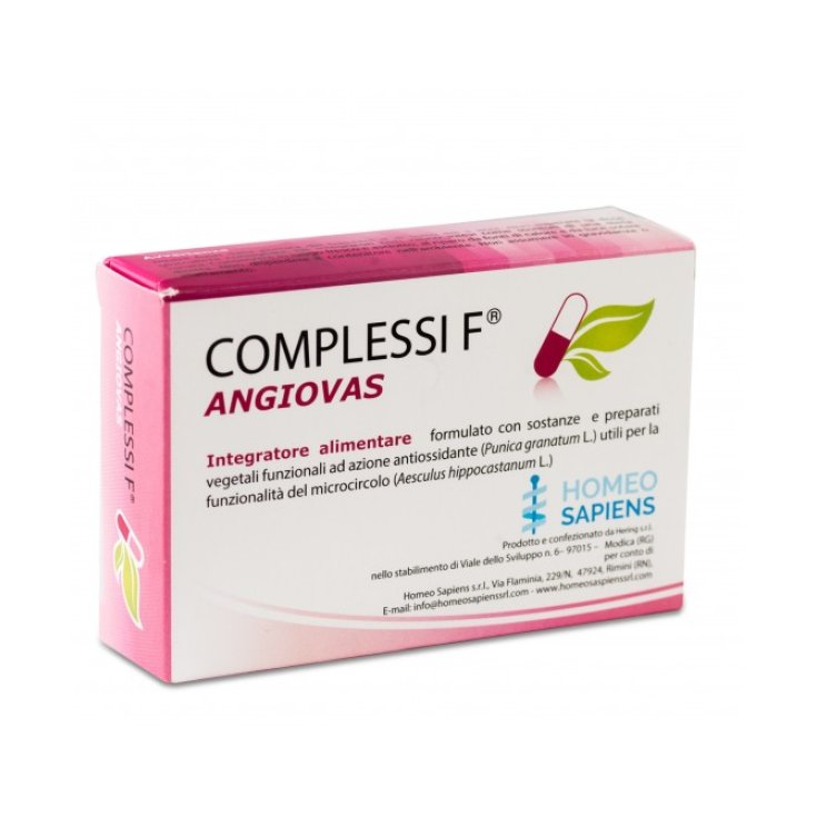 Complessi F Angiovas Homeo Sapiens 30 Compresse
