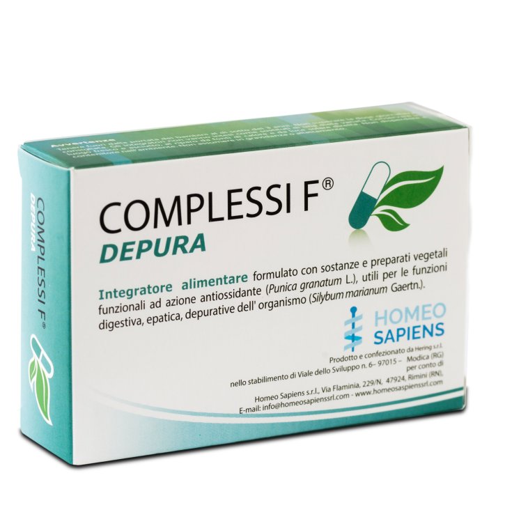 Complessi F Depura Homeo Sapiens 30 Compresse