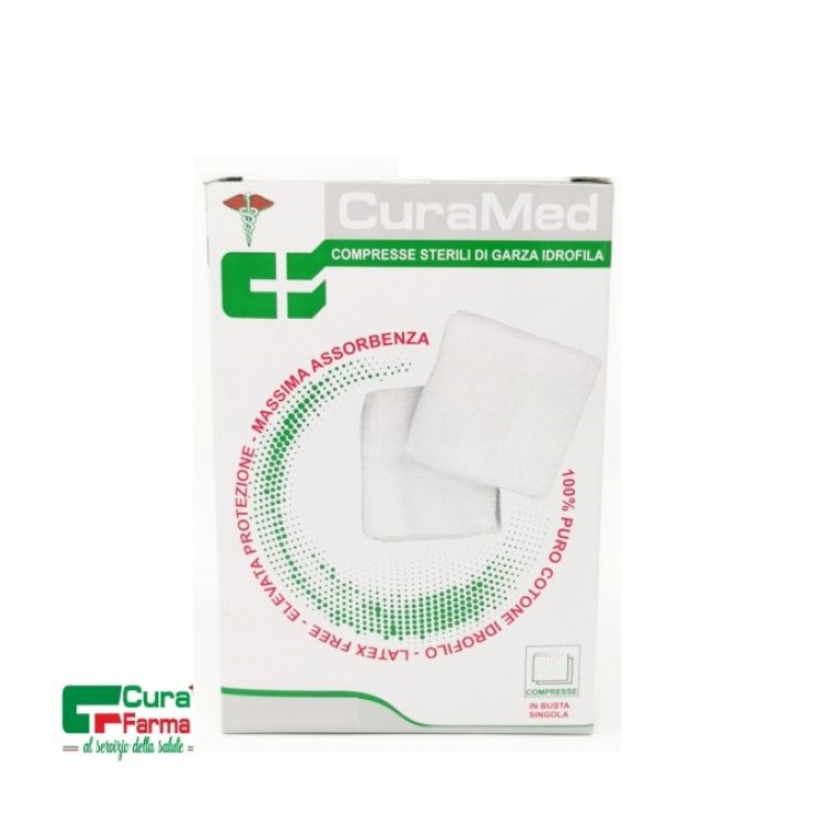 Compresse Sterili di Garza Idrofila CuraMed 6 Compresse 10x15cm