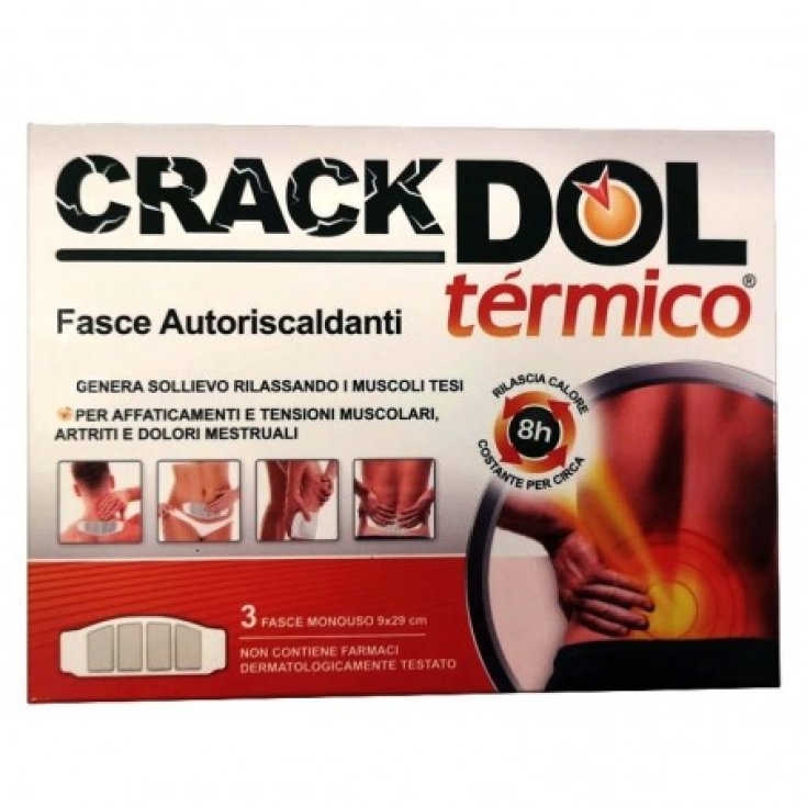 CrackDOL&reg; Termico ShedirPharma&reg; 3 Fasce Autoriscaldanti