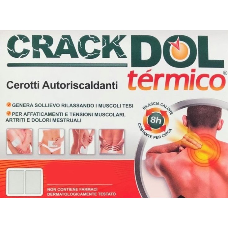 CrackDOL&reg; Termico ShedirPharma&reg; 6 Cerotti Autoriscaldanti