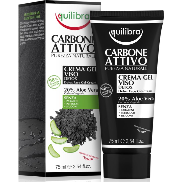 Crema Gel Detox Carbone Attivo Equilibra&reg; 75ml