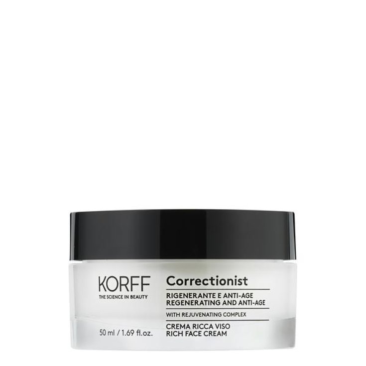 Crema Ricca Viso Rigenerante Anti-Et&agrave; Correctionist KORFF 50ml